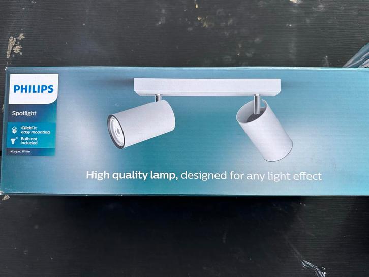 Philips Spotlight - Nieuw in doos!, Huis en Inrichting, Lampen | Plafondlampen, Nieuw, Metaal, Ophalen