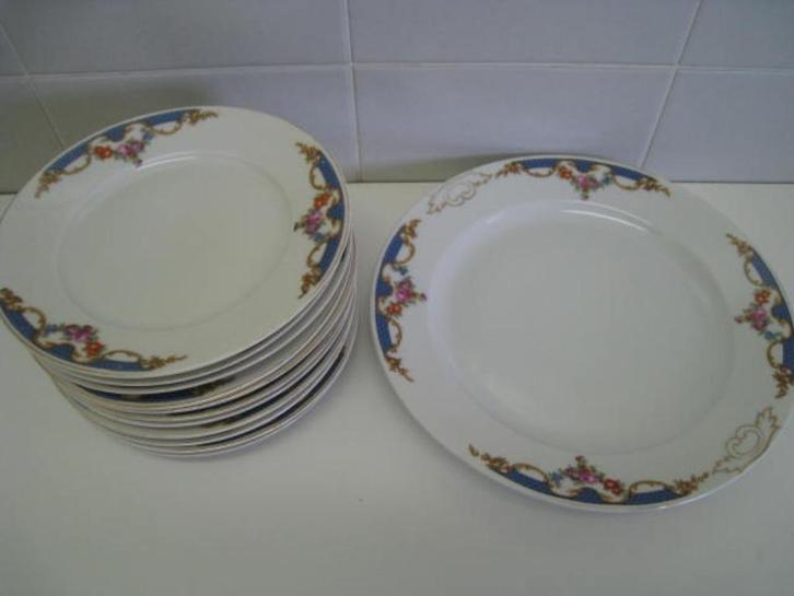 Porseleinen servies 12 stuks, C.T. Altwasser, Silesia, 26, Antiek en Kunst, Antiek | Servies los, Ophalen of Verzenden