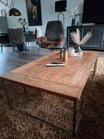 Zware kwaliteit salontafel, Huis en Inrichting, Ophalen, Gebruikt, 100 tot 150 cm, Industrieel landelijk modern
