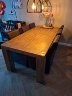 Bassano eettafel + stoelen, Huis en Inrichting, Complete eetkamers, Ophalen of Verzenden, Gebruikt