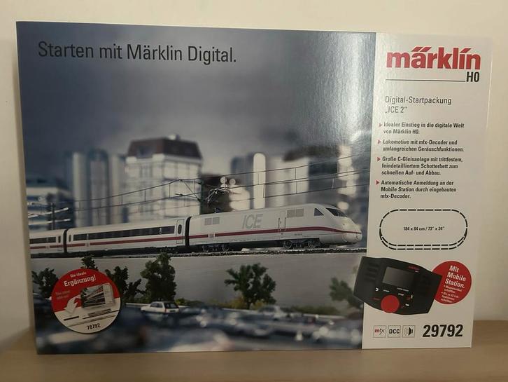 Märklin Digital Startset ICE 2 Compleet & Nieuwstaat! 29792, Hobby en Vrije tijd, Modeltreinen | H0, Zo goed als nieuw, Treinset