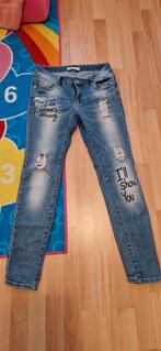 Spijkerbroek maat l draagmaat s, Kleding | Dames, Maat 38/40 (M), Blauw, Ophalen of Verzenden, Gedragen