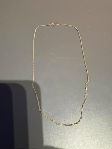 Vergulde ketting 31 cm –AM Double –vintage sieraden, ketting beschikbaar voor biedingen