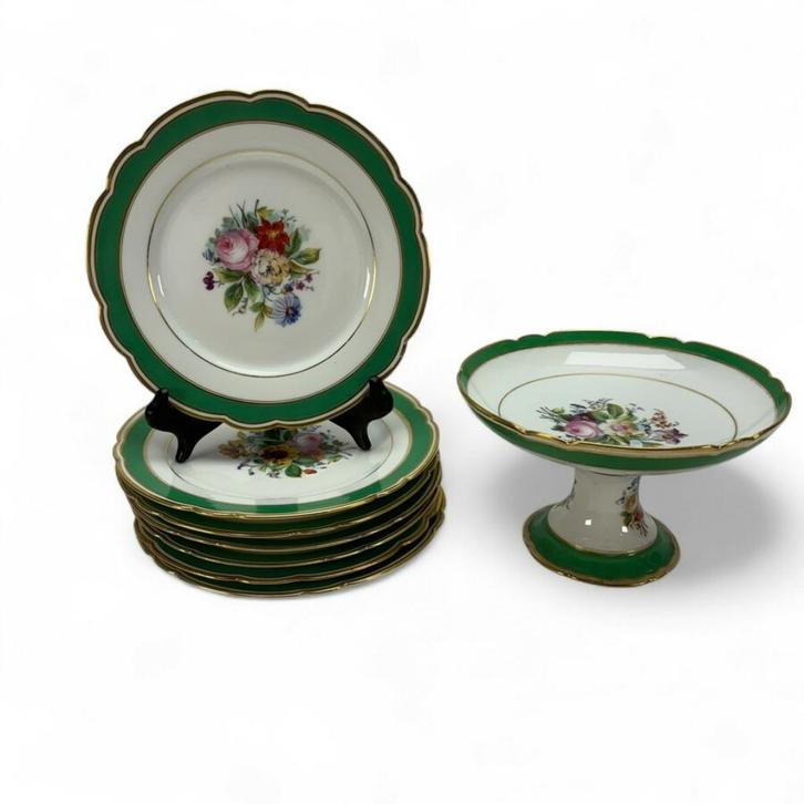 Porseleinen borden, Limoges, Antiek en Kunst, Antiek | Porselein, Ophalen of Verzenden