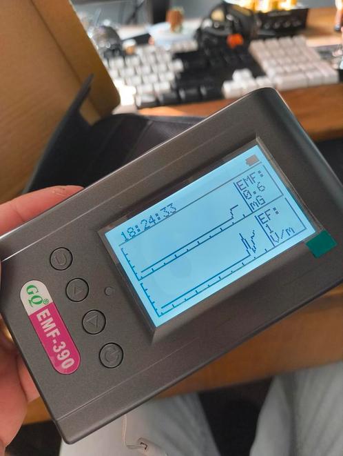 GQ EMF-390 nieuw 3-in-1 meter EMF ELK RF, Hobby en Vrije tijd, Elektronica-componenten, Nieuw, Ophalen of Verzenden