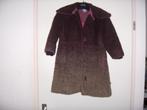 Lange warme paars bruin gevoerde fleece jas JOLO 116 prima, Kinderen en Baby's, Kinderkleding | Maat 116, Gebruikt, Meisje, Ophalen of Verzenden