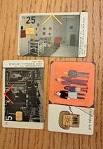 3 PTT telefoonkaarten jaren 90 Mondriaan, Verzamelen, Telefoonkaarten, Verzenden, Nederland