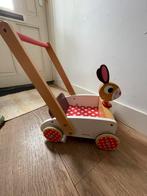 Janod houten loopwagen konijn, Kinderen en Baby's, Speelgoed | Houten speelgoed, Ophalen, Gebruikt