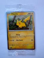 Pikachu #25 Pokemon Scarlet & Violet snow flake stamp, Ophalen of Verzenden, Zo goed als nieuw, Foil