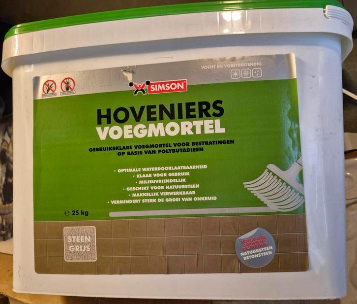 Nieuwe Hoveniers Voegmortel, Tuin en Terras, Grind, Keien en Split, Nieuw, Overige typen, Grijs, Ophalen