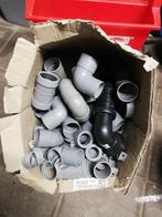 Partij PVC materiaal 50 mm, Doe-het-zelf en Verbouw, Buizen en Afvoer, Bochten, Gebruikt, Pvc, Ophalen of Verzenden