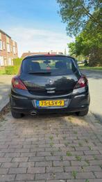 Opel Corsa 1.4 16V 3D 2010 Zwart, Auto's, Voorwielaandrijving, Euro 5, Stof, 1398 cc