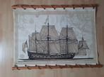 Linnen Wandkleed Schip - Frans Design, Ophalen of Verzenden