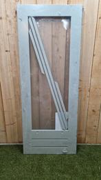 Hardhouten deur nieuw, Doe-het-zelf en Verbouw, Kozijnen en Schuifpuien, 75 tot 150 cm, Deurkozijn, Nieuw, Ophalen of Verzenden