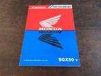 Honda SGX50 werkplaatshandboek manual handleiding, Motoren, Ophalen of Verzenden, Honda