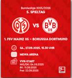 Mainz 05 - Borissia Dortmund, Tickets en Kaartjes, Twee personen, Mei