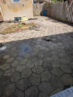 Tuintegels, Tuin en Terras, Tegels en Klinkers, Ophalen, Zo goed als nieuw, 10 m² of meer, Beton
