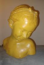 Gipsen beeld verlegen lachend meisje "La Rieuse" Pigalle, Ophalen of Verzenden