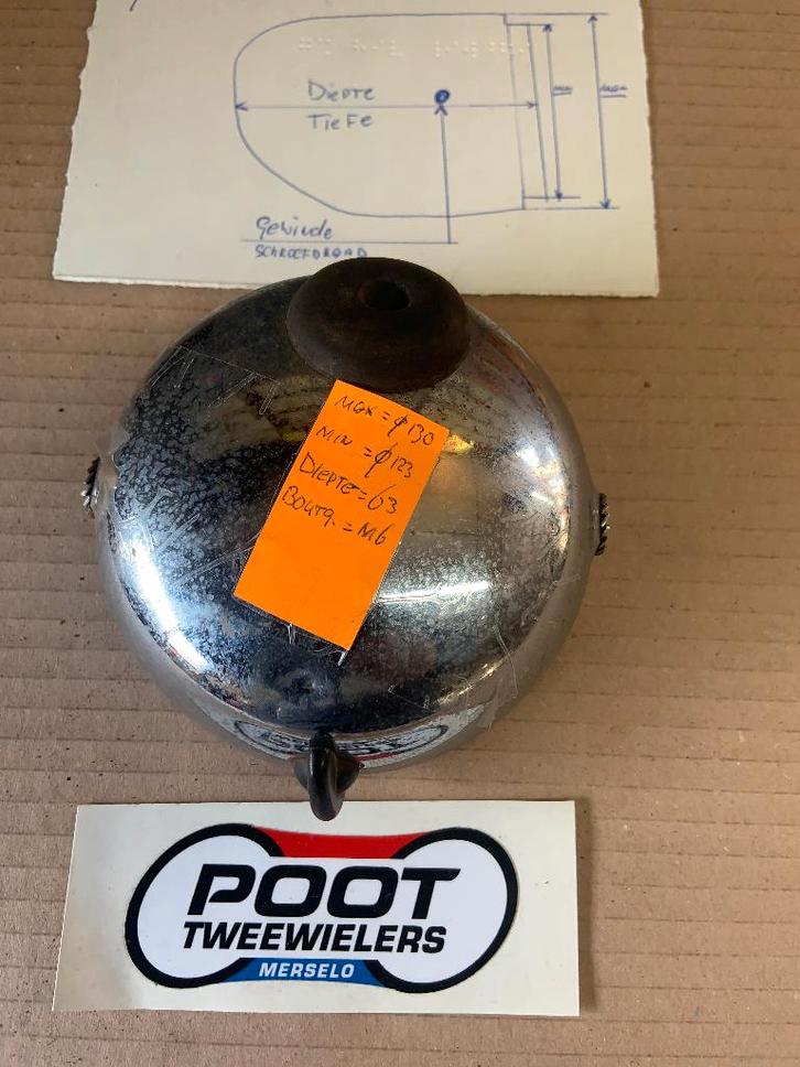 Puch maxi koplamp met schakelaar, Fietsen en Brommers, Brommeronderdelen | Oldtimers, Gebruikt, Overige merken, Koplamp, Ophalen