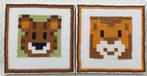 Gondas Creaties schilderijtjes diamond painting leeuw+tijger, Ophalen of Verzenden, Nieuw, Wanddecoratie
