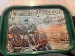 Peugeot automobiles dienblad retro, Ophalen of Verzenden, Gebruikt