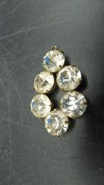 Kettinghanger met geslepen glasstenen, Ophalen of Verzenden, Gebruikt, Overige kleuren, Overige materialen