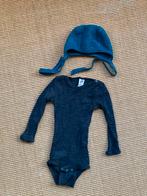 Engel romper wolzijde (74/80) en mutsje wol (50/56), Ophalen of Verzenden, Zo goed als nieuw, Jongetje of Meisje
