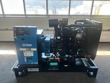 SDMO JS100K John Deere Leroy Somer 100 kVA generatorset beschikbaar voor biedingen