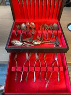 Vintage Bestekset in Houten Kist - International Silver Co., Ophalen