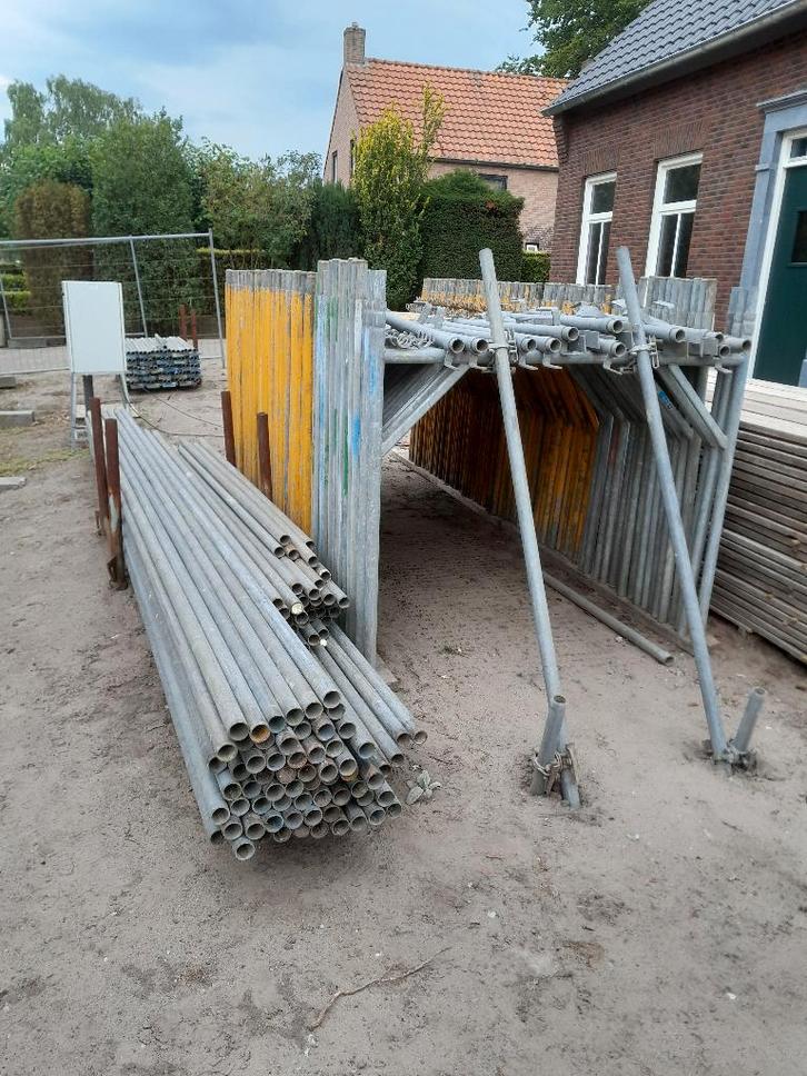 steiger, Doe-het-zelf en Verbouw, Steigers, Gebruikt, Gevelsteiger, 5 meter of hoger, Ophalen