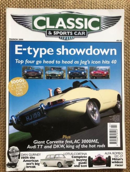 Classic Cars: Jaguar E-Type, Lotus Cortina, Alfa Giulia TI S, Boeken, Auto's | Folders en Tijdschriften, Zo goed als nieuw, Algemeen