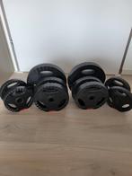 Gorilla sports kunststof halterschijven - 25 kg, Ophalen, Gebruikt
