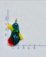 Glasfusion Hanger met Zilverkleurig Kettinkje, Glas of Kristal, Nieuw, Ophalen of Verzenden, Overige kleuren