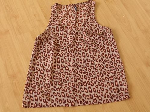FB Sister - top met animal print maat L, Kleding | Dames, Tops, Zo goed als nieuw, Maat 42/44 (L), Roze, Zonder mouw, Ophalen of Verzenden