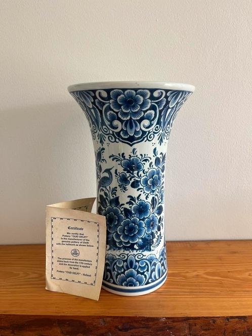Vaas Delfts Blauw 660/1, Antiek en Kunst, Antiek | Vazen, Ophalen of Verzenden