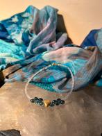 Topaas London blue maansteen geluk intuïtie zeldzaam uniek, Ophalen of Verzenden, Nieuw, Blauw, Zilver