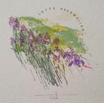 Exlibris / Ex libris M. Baeyens, blauwe irissen, Antiek en Kunst, Verzenden