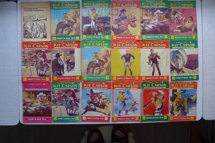 Stripboeken Kit Carson, Boeken, Stripboeken, Gelezen, Meerdere stripboeken, Ophalen of Verzenden