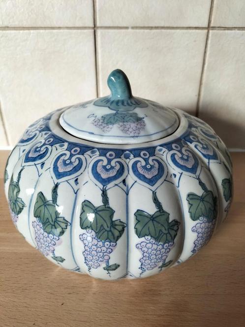 Antiek Gemberpot onbeschadigd blauwe kleur, Antiek en Kunst, Antiek | Keramiek en Aardewerk, Ophalen of Verzenden