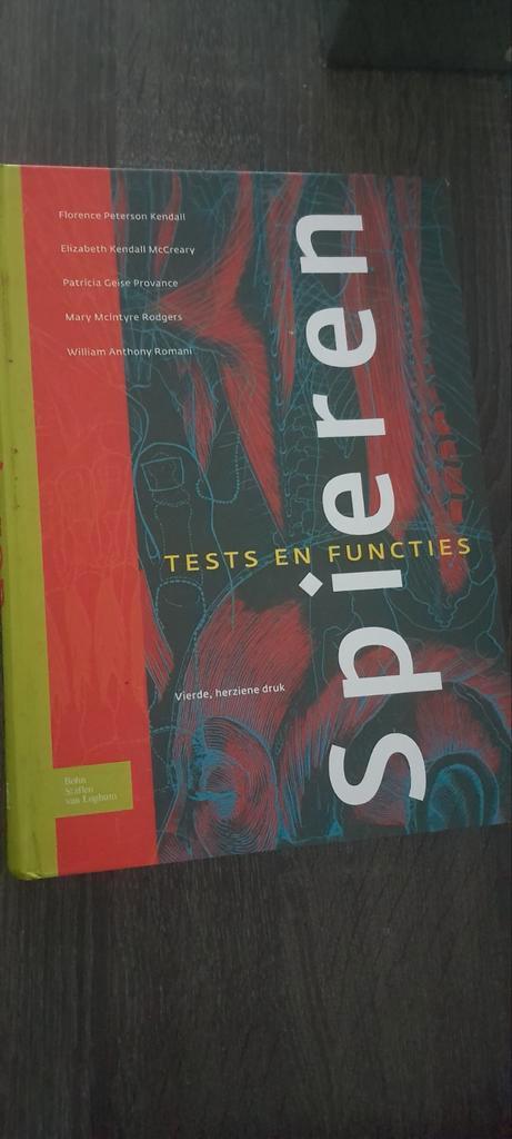 Spieren: Tests en Functies - Vierde Herzien Druk, Boeken, Gezondheid, Dieet en Voeding, Gelezen, Gezondheid en Conditie, Ophalen of Verzenden
