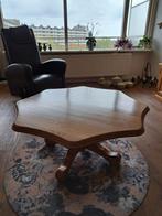 Ronde Eiken Tafel - Sfeervol & Stevig, Huis en Inrichting, Tafels | Salontafels, Ophalen, Gebruikt, 50 tot 75 cm, Landelijk