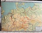 oude schoolplaat van Duitsland, Antiek en Kunst, Ophalen, Aardrijkskunde