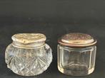 Zilver zalfpotjes antiek, Ophalen of Verzenden, Zilver
