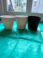Elho plantenpotten/bloempotten met waterreservoir, Kunststof, Rond, Ophalen of Verzenden, Zo goed als nieuw