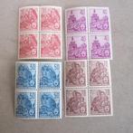 4 Velletjes Postzegels DDR POSTFRIS, DDR, Verzenden, Postfris