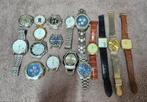 Partij horloges, lot watches, vintage tot heden, verzameling, Ophalen, Gebruikt, Zilver, Diverse horloges vintage tot heden