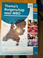 Thema's Burgerschap voor MBO - Zo goed als nieuw, Ophalen of Verzenden, Zo goed als nieuw, Maatschappijleer, Onbekend