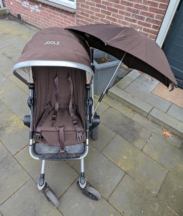 Joolz Kinderwagen Donkerbruin met diverse accessoires, Kinderen en Baby's, Kinderwagens en Combinaties, Gebruikt, Overige merken