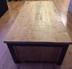 Salontafel van de Bommel - Rubberwood & Metaal, Huis en Inrichting, Tafels | Salontafels, Ophalen, 100 tot 150 cm, 50 tot 100 cm