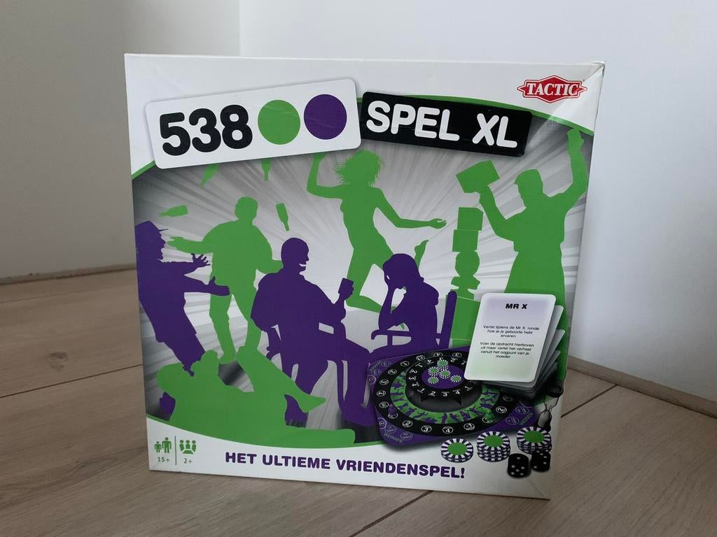 538 spel XL, Hobby en Vrije tijd, Gezelschapsspellen | Bordspellen, Ophalen, Zo goed als nieuw